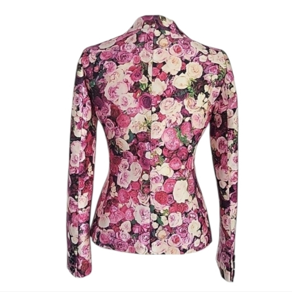 Kate Spade New York Rose Print Millie Blazer Size 0 - Picture 6 of 14